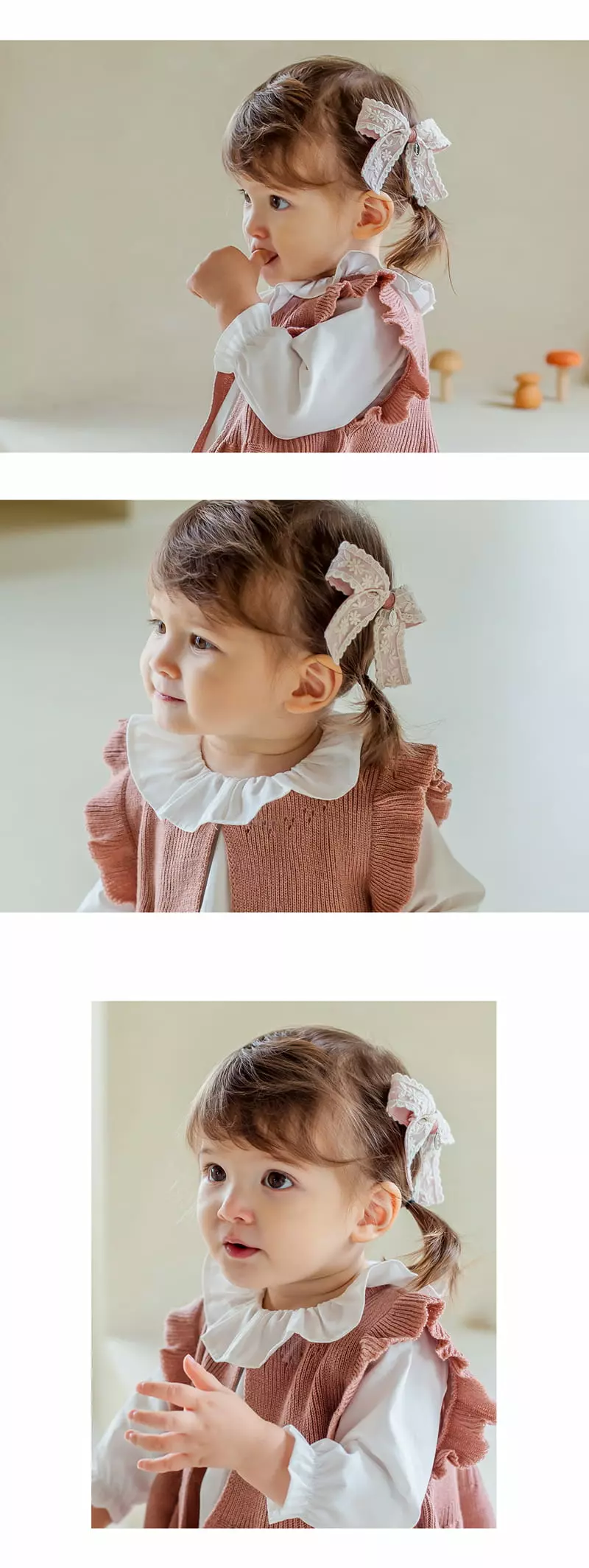 Happy Prince - Korean Baby Fashion - #onlinebabyshop - Lina Baby Hairpin [set of 5] - 3