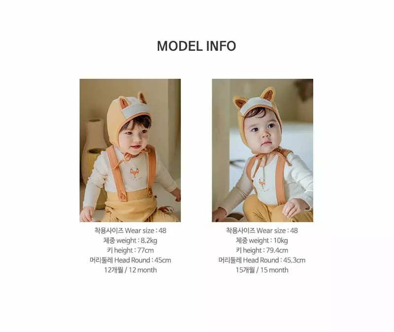 Happy Prince - Korean Baby Fashion - #onlinebabyshop - Ssoro Baby Bonnet - 9