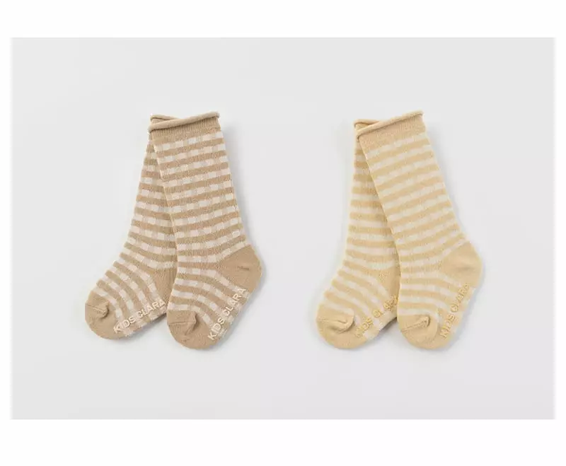 Happy Prince - Korean Baby Fashion - #onlinebabyboutique - Ritan Knee Socks [set of 5] - 4