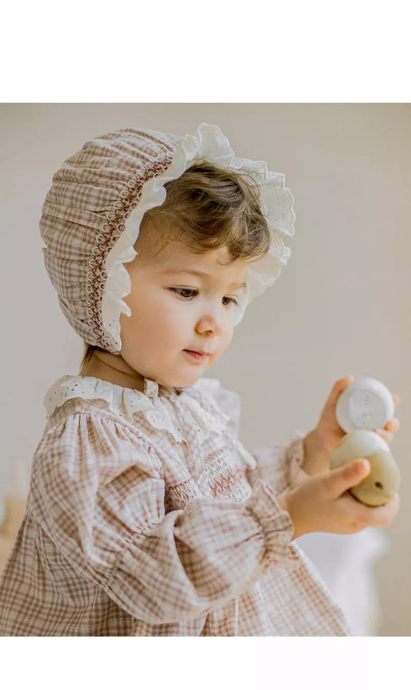 Happy Prince - Korean Baby Fashion - #smilingbaby - Madelin Baby Bonnet