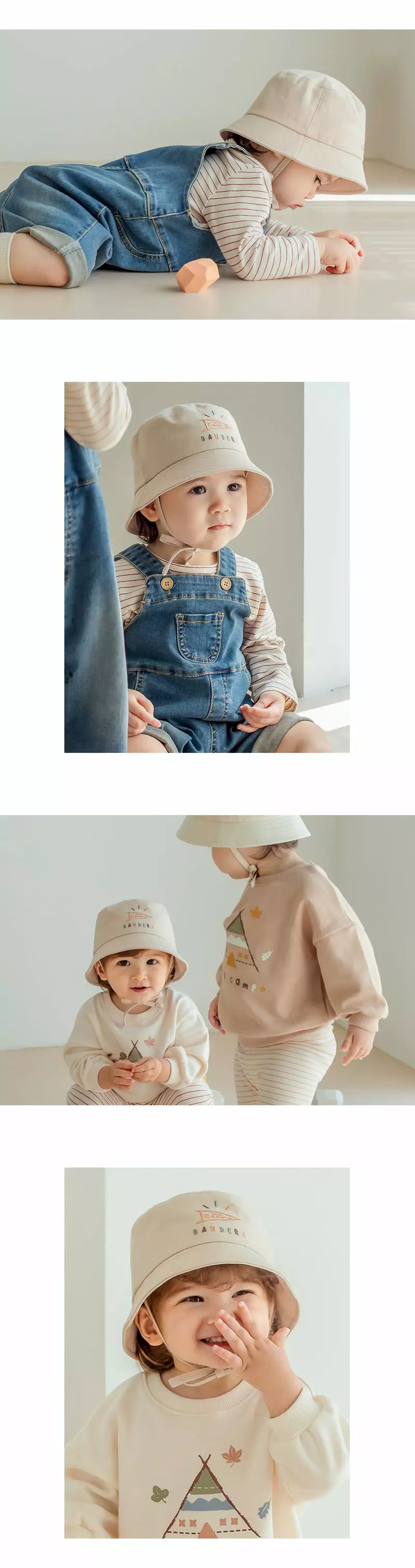 Happy Prince - Korean Baby Fashion - #smilingbaby - Andde Bucket Hat - 6