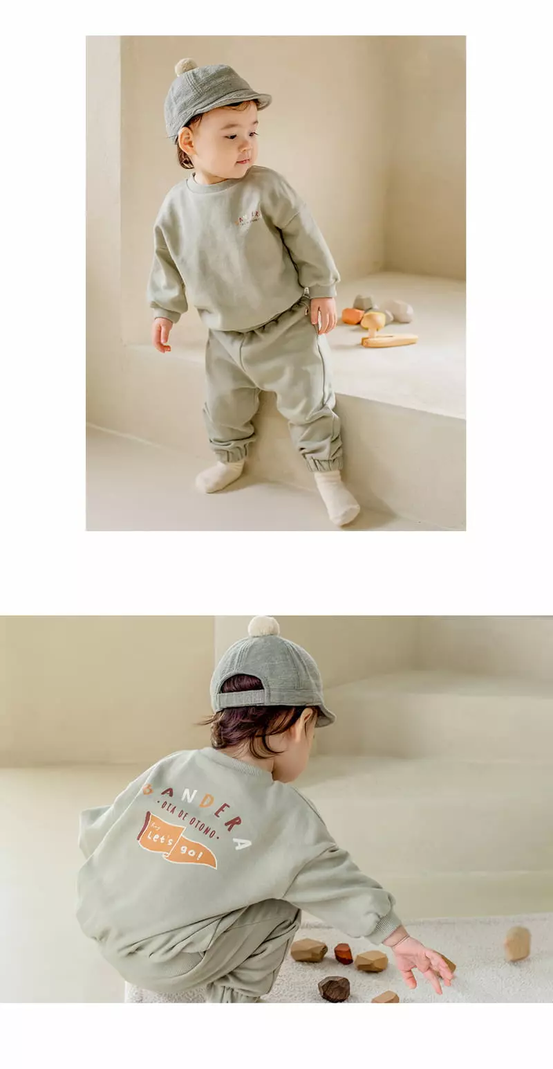 Happy Prince - Korean Baby Fashion - #smilingbaby - Cael Baby Top Bottom Set - 6