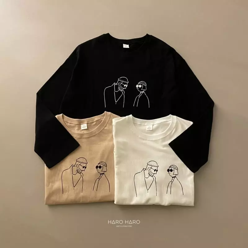 Haro Haro - Korean Women Fashion - #vintageinspired - Mom Leon Matilda Tee