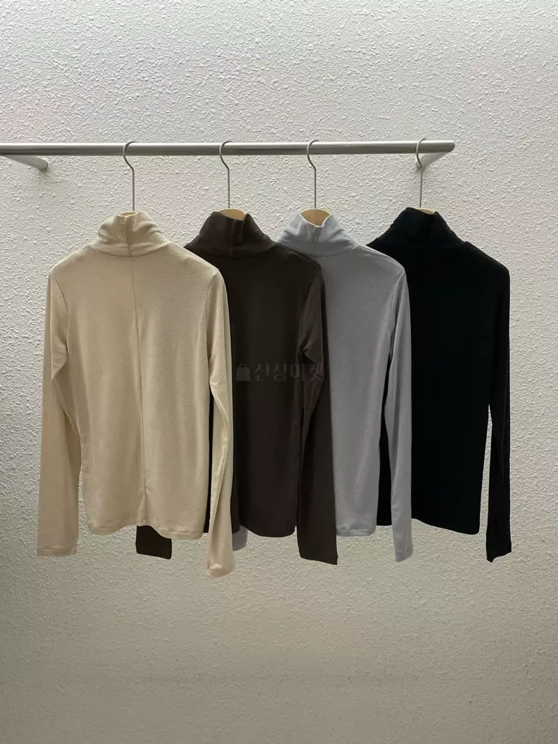 Hautte - Korean Women Fashion - #momslook - Turtleneck Tee