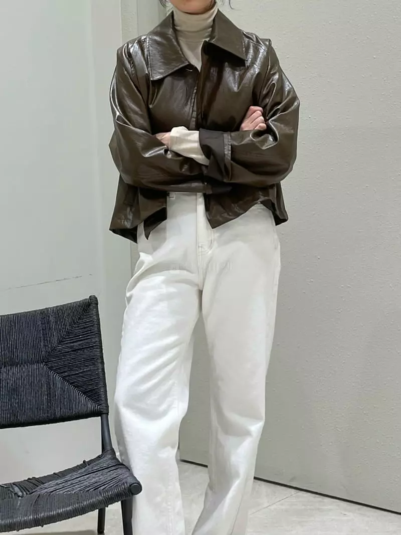 Hautte - Korean Women Fashion - #momslook - Eco Leather Jacket - 2