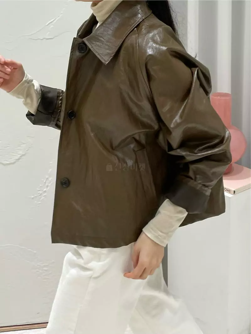 Hautte - Korean Women Fashion - #momslook - Eco Leather Jacket - 6