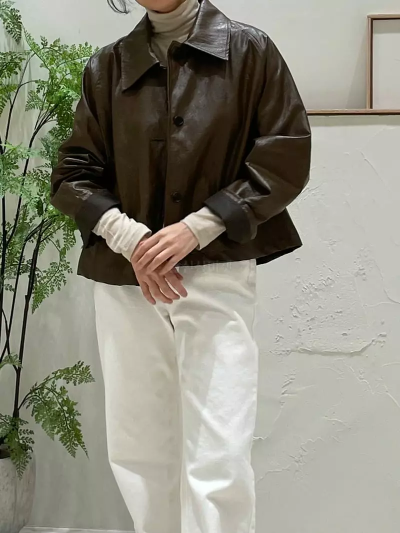 Hautte - Korean Women Fashion - #momslook - Eco Leather Jacket - 8
