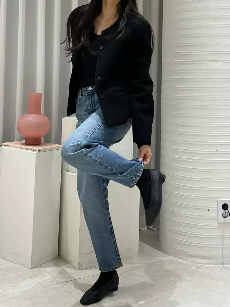 Hautte - Korean Women Fashion - #momslook - Stady Jeans - 2