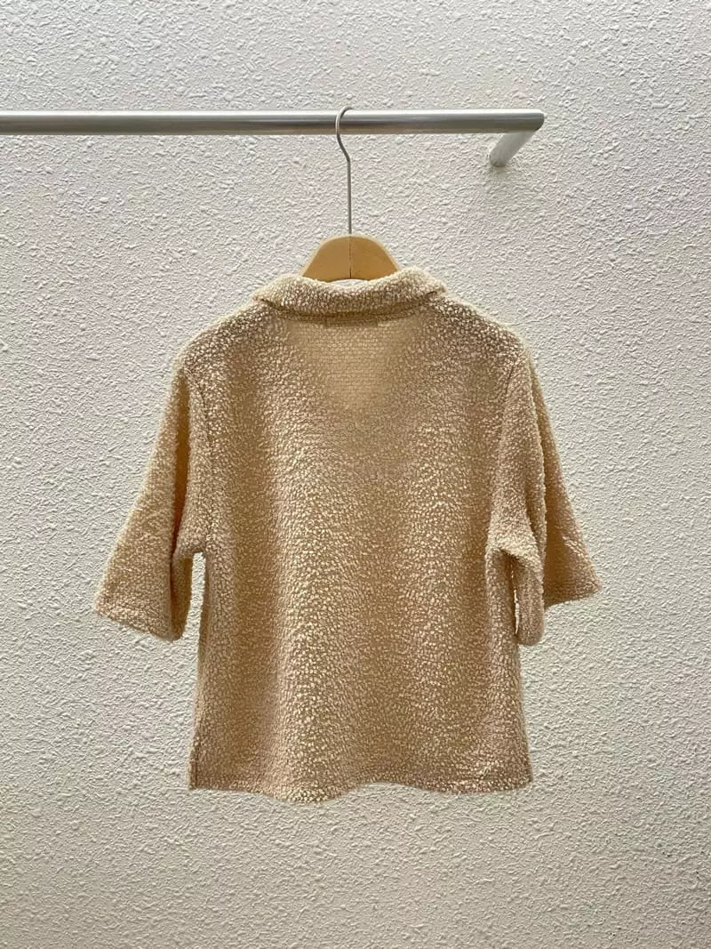 Hautte - Korean Women Fashion - #momslook - Bookle Collar Tee - 8