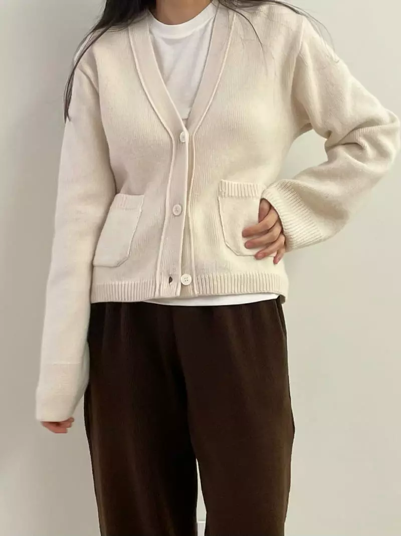 Hautte - Korean Women Fashion - #momslook - Volume Cardigan