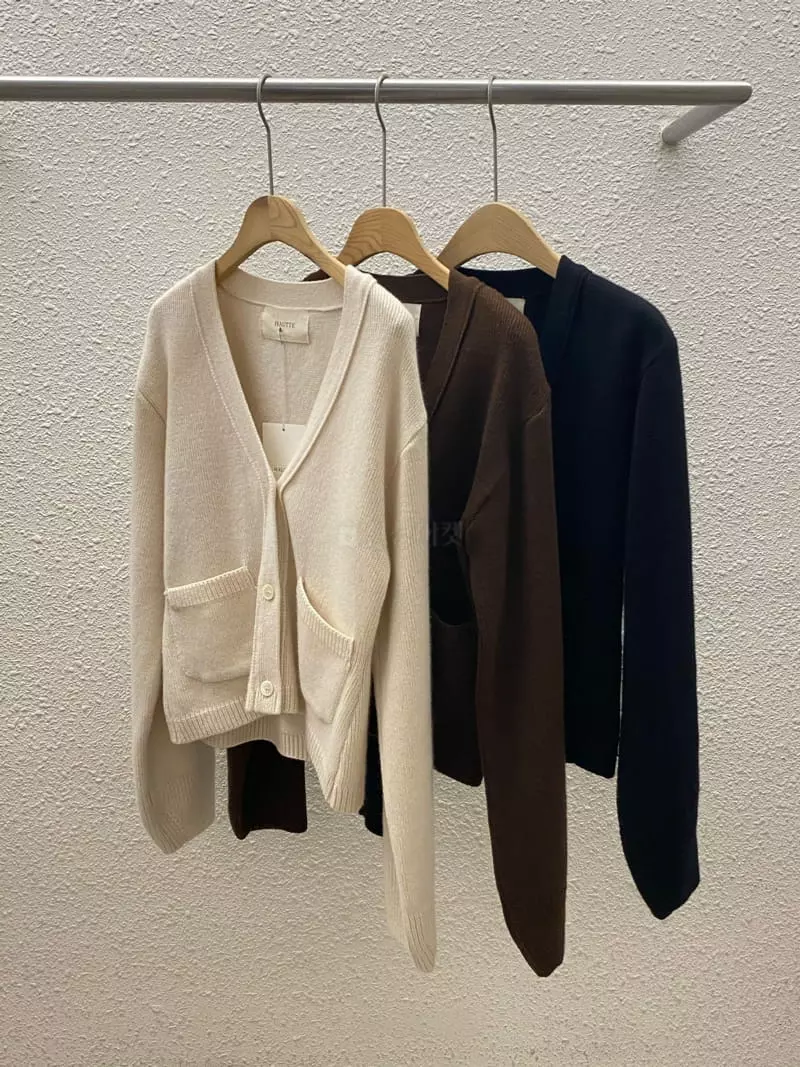 Hautte - Korean Women Fashion - #momslook - Volume Cardigan - 3