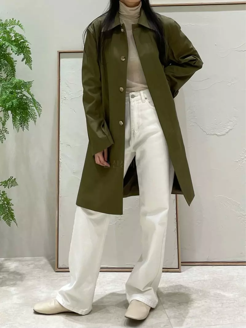 Hautte - Korean Women Fashion - #momslook - Half Trench Coat - 10