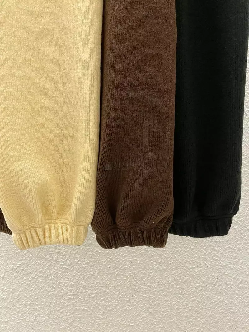Hautte - Korean Women Fashion - #vintagekidsstyle - Knit Pants - 4