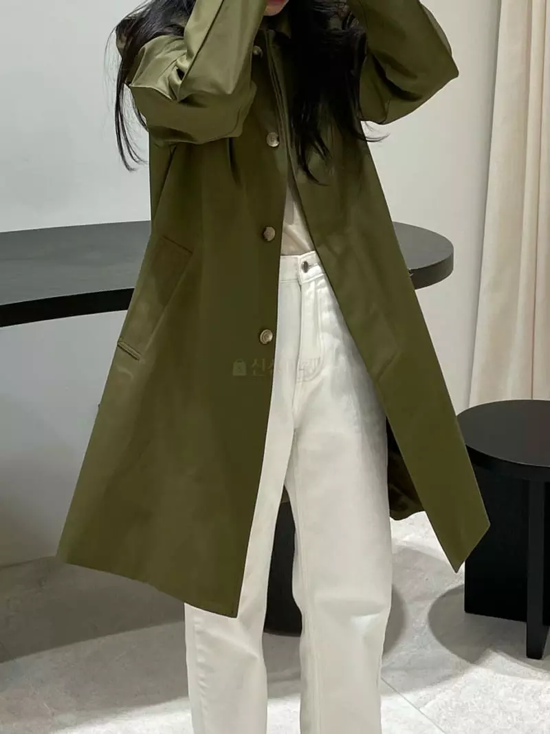Hautte - Korean Women Fashion - #restrostyle - Half Trench Coat - 5