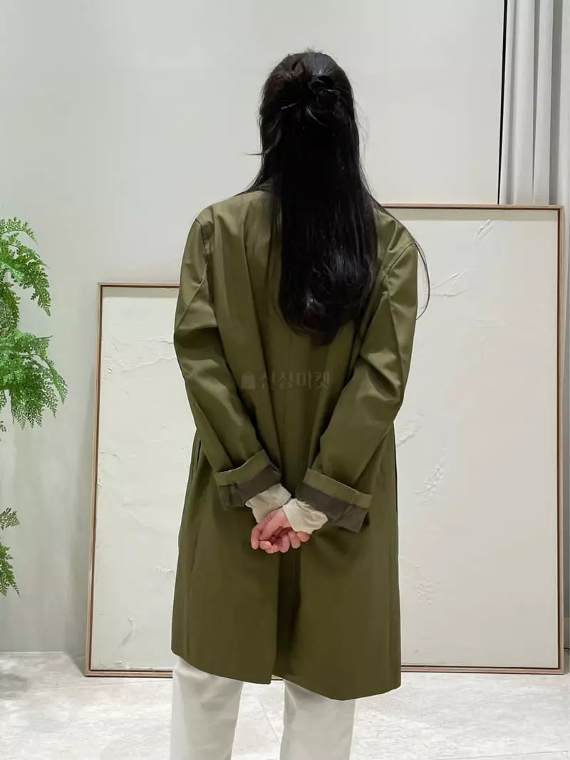 Hautte - Korean Women Fashion - #shopsmall - Half Trench Coat - 7