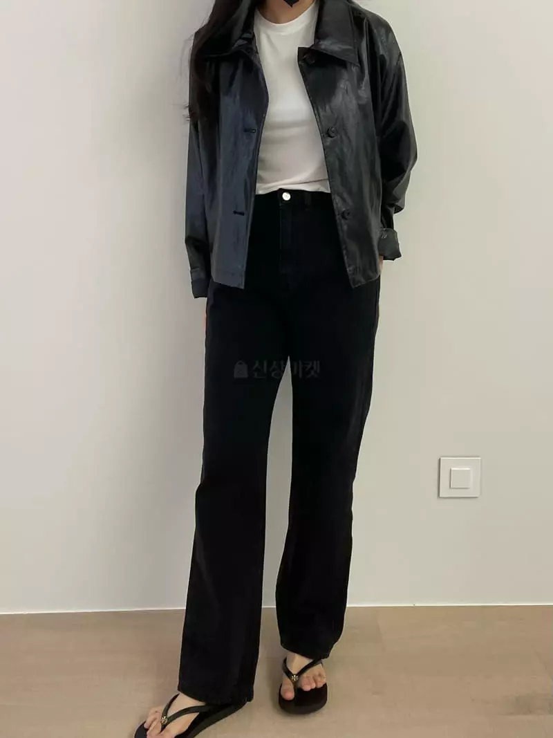 Hautte - Korean Women Fashion - #thatsdarling - Black Jeans - 9