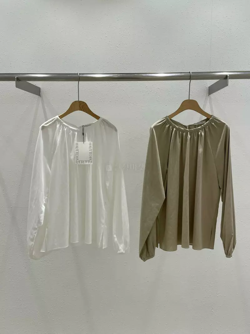 Hautte - Korean Women Fashion - #thelittlethings - Tie Shirring Blouse - 2