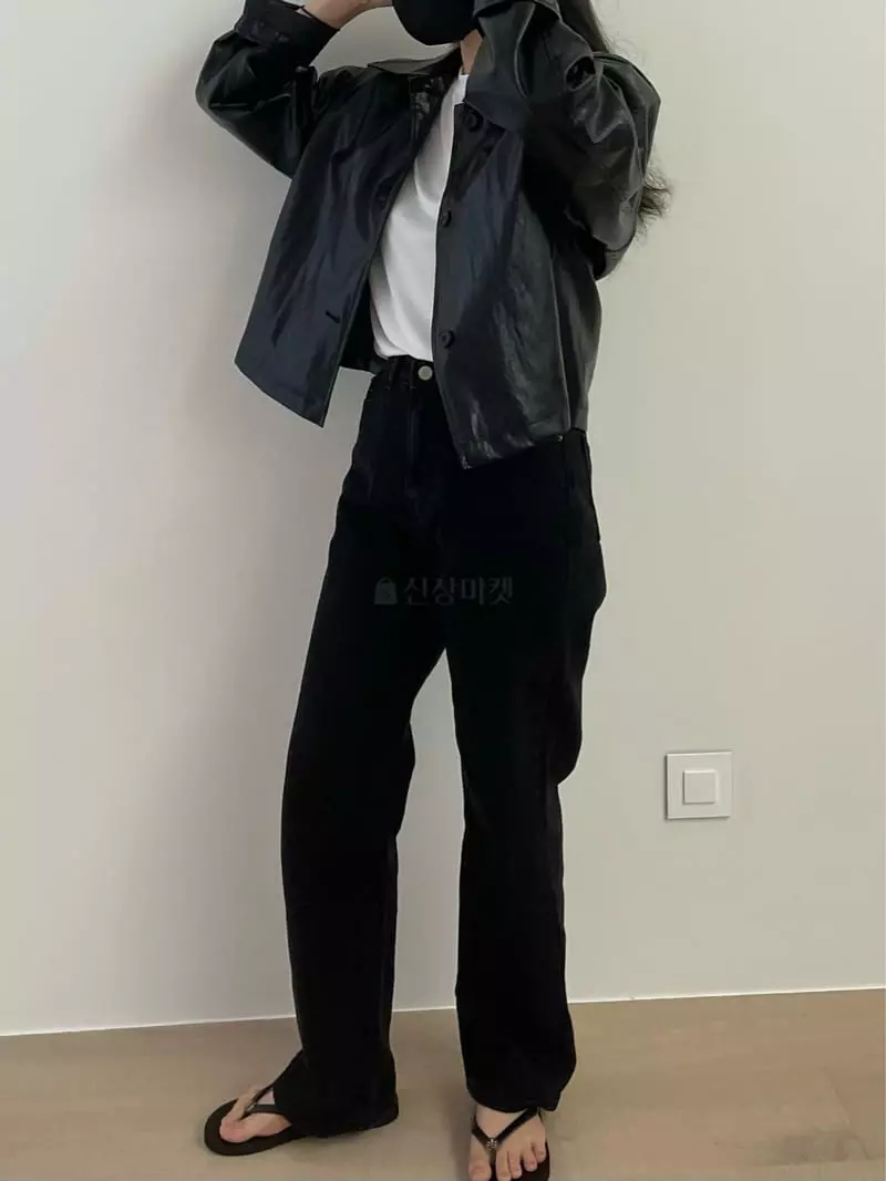 Hautte - Korean Women Fashion - #vintageinspired - Black Jeans - 4