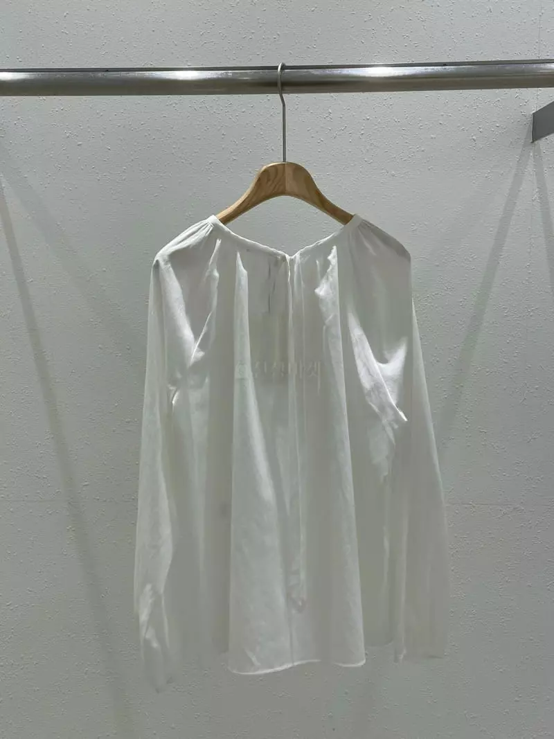 Hautte - Korean Women Fashion - #womensfashion - Tie Shirring Blouse - 6