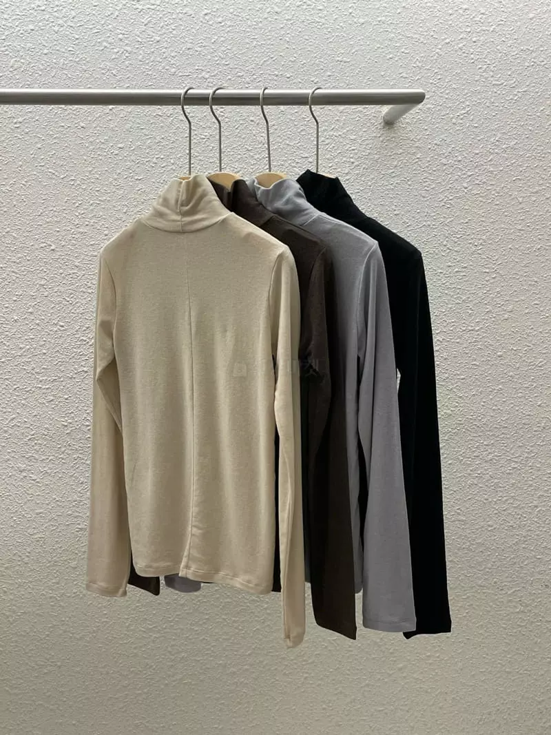 Hautte - Korean Women Fashion - #womensfashion - Turtleneck Tee - 2