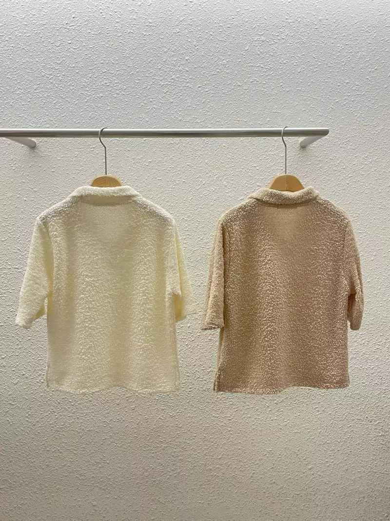 Hautte - Korean Women Fashion - #womensfashion - Bookle Collar Tee