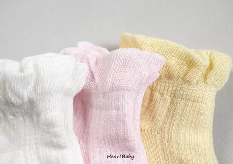 Heart Baby - Korean Baby Fashion - #smilingbaby - Ruffle Socks Set - 4