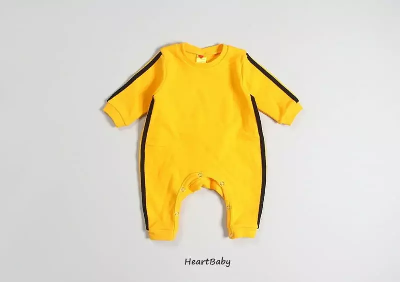 Heart Baby - Korean Baby Fashion - #babyfashion - Bruce Lee Bodysuit - 2