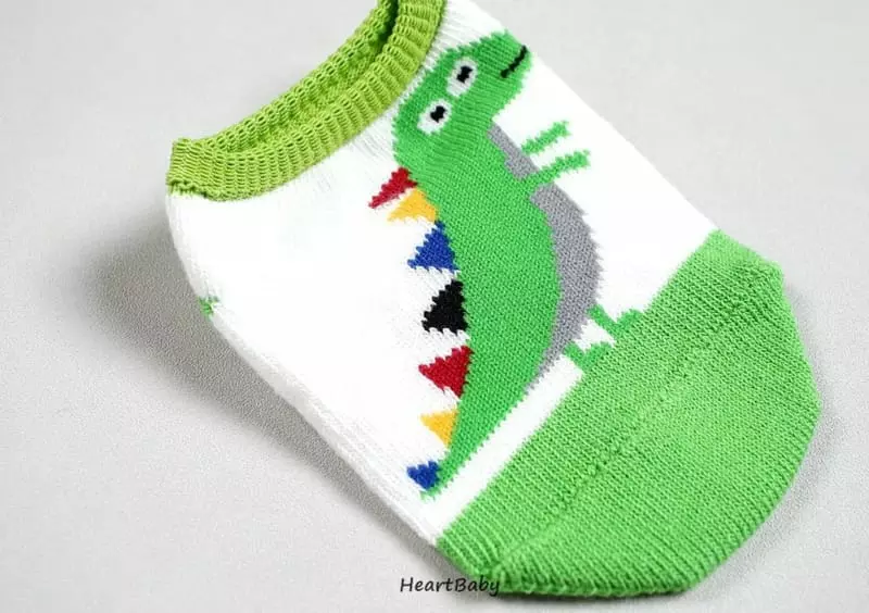 Heart Baby - Korean Baby Fashion - #babyfever - Dino Friends Socks - 10