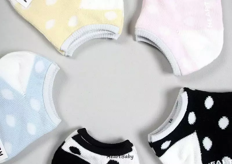 Heart Baby - Korean Baby Fashion - #babylifestyle - Dot Socks Set - 11