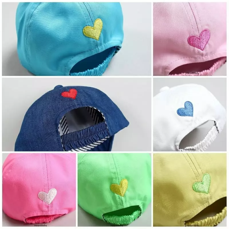 Heart Baby - Korean Baby Fashion - #babylifestyle - Colro Cap - 11
