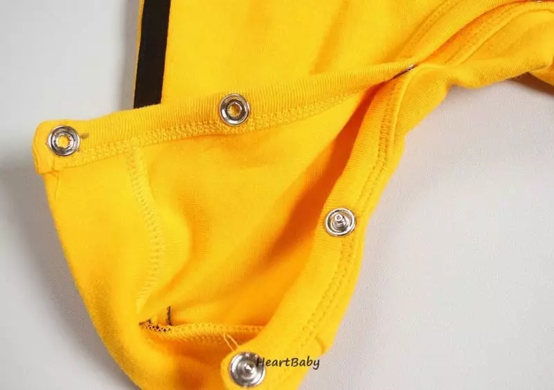 Heart Baby - Korean Baby Fashion - #babyootd - Bruce Lee Bodysuit - 7