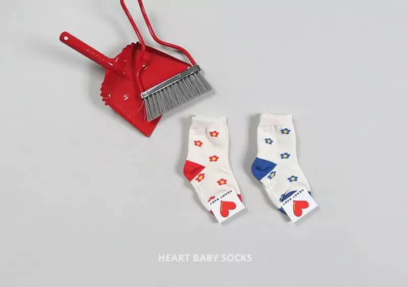 Heart Baby - Korean Baby Fashion - #babyoutfit - Diasy Socks Set - 3