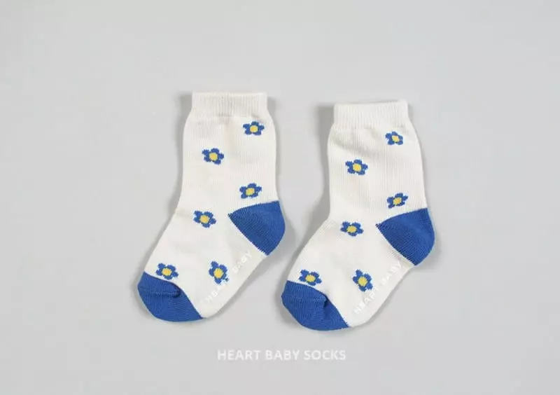 Heart Baby - Korean Baby Fashion - #babyoutfit - Diasy Socks Set - 4