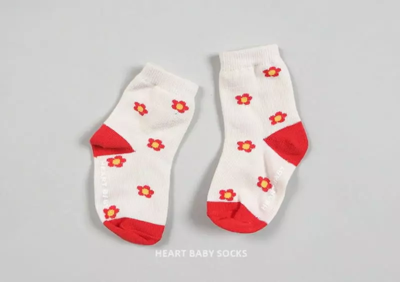 Heart Baby - Korean Baby Fashion - #onlinebabyboutique - Diasy Socks Set - 5