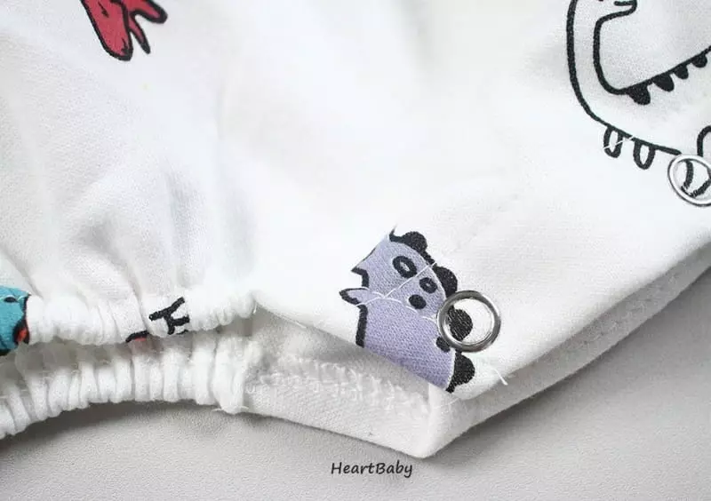 Heart Baby - Korean Baby Fashion - #onlinebabyboutique - Dino Bodysuit - 7