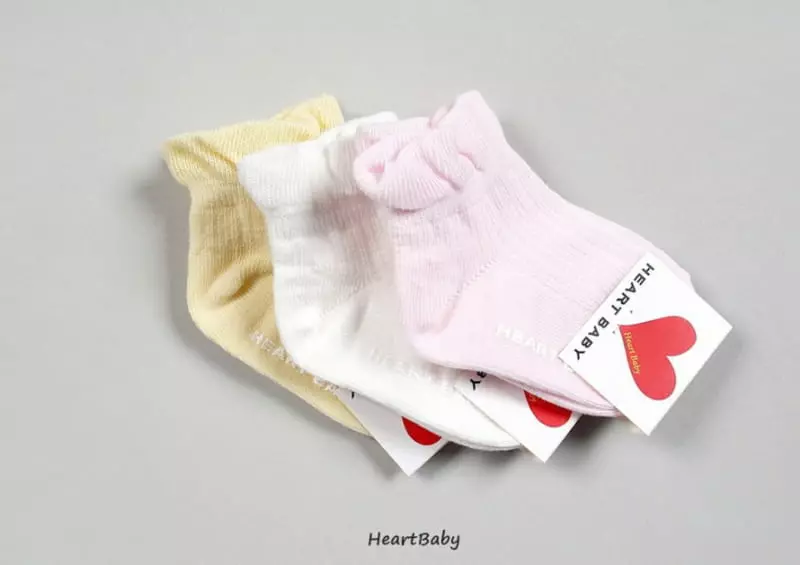 Heart Baby - Korean Baby Fashion - #smilingbaby - Ruffle Socks Set - 3