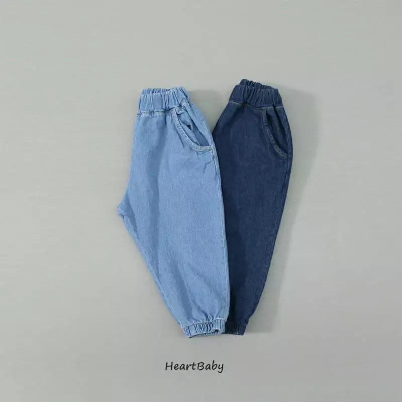 Heart Baby - Korean Children Fashion - #Kfashion4kids - Sharlang Denim Pants - 6