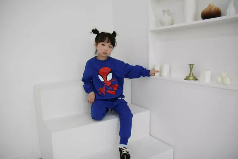 Heart Baby - Korean Children Fashion - #childofig - Spider Top Bottom Set - 12