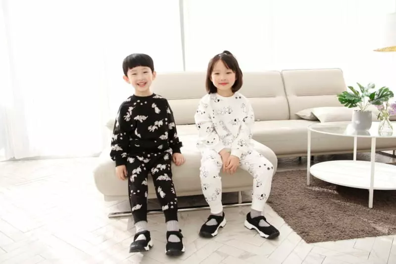 Heart Baby - Korean Children Fashion - #childofig - Dalmasian Top Bottom Set - 9