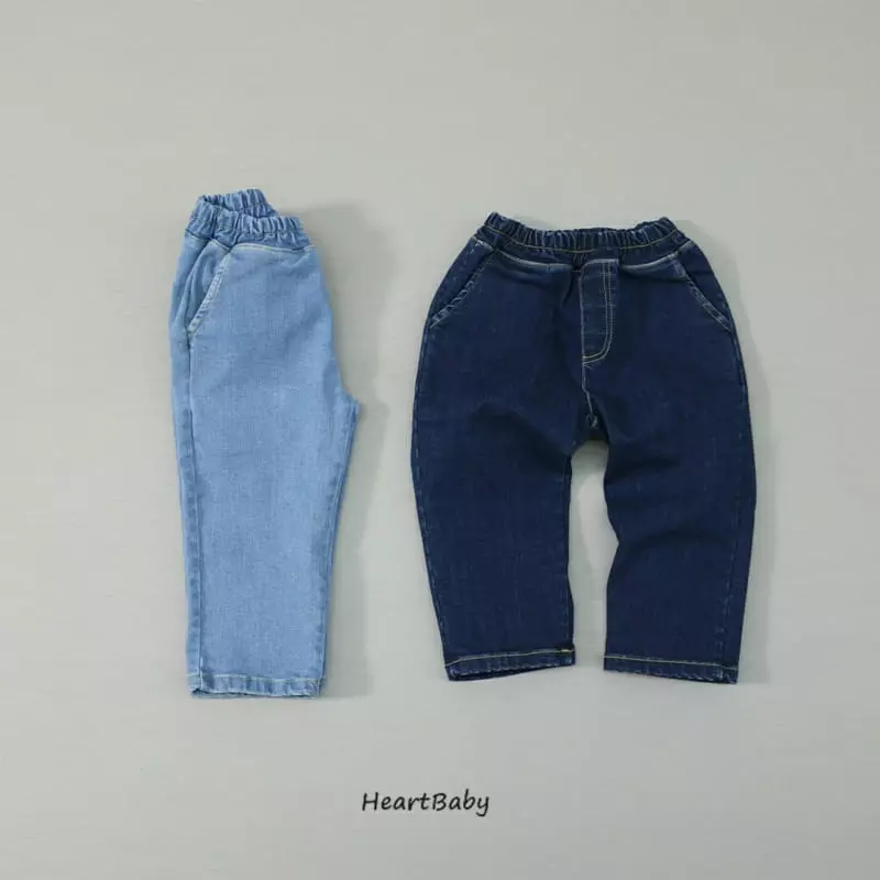 Heart Baby - Korean Children Fashion - #childofig - Span Jeans - 10