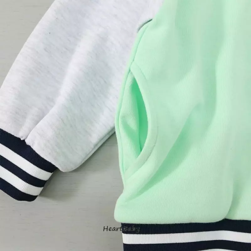 Heart Baby - Korean Children Fashion - #childofig - Mickey Baseball Jumper - 12