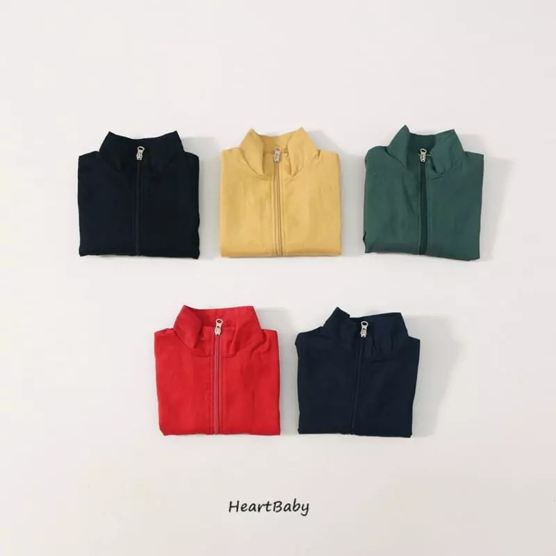 Heart Baby - Korean Children Fashion - #childrensboutique - Color Windbreaker