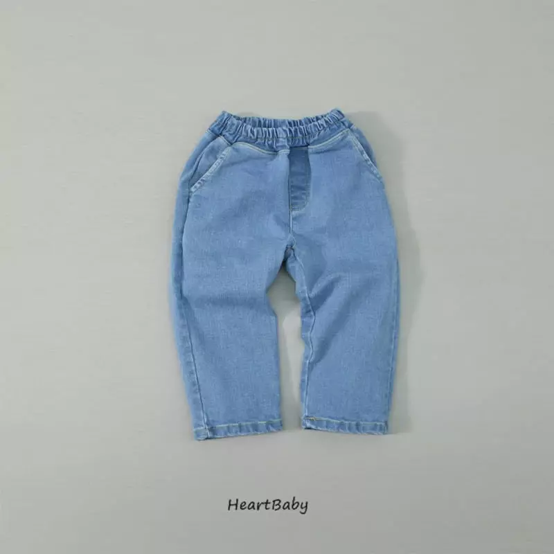 Heart Baby - Korean Children Fashion - #childrensboutique - Span Jeans - 12