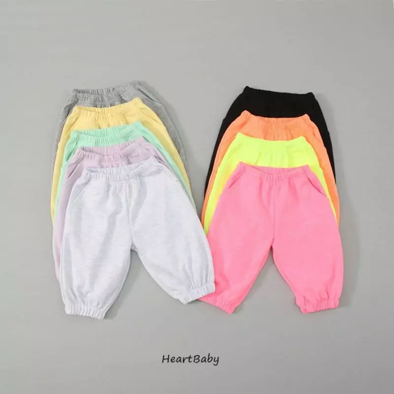 Heart Baby - Korean Children Fashion - #designkidswear - Daily Pants - 3