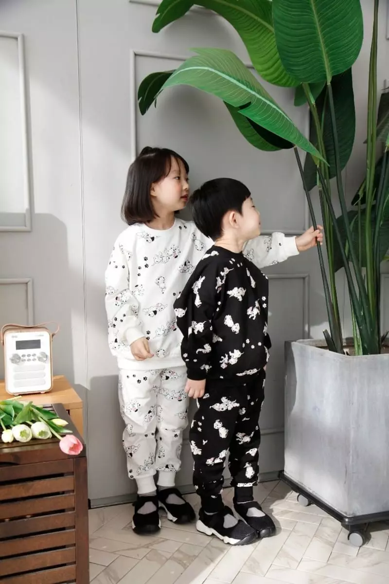 Heart Baby - Korean Children Fashion - #discoveringself - Dalmasian Top Bottom Set - 12