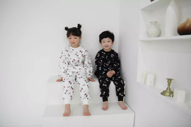 Heart Baby - Korean Children Fashion - #discoveringself - Mickey Top Bottom SEt - 11