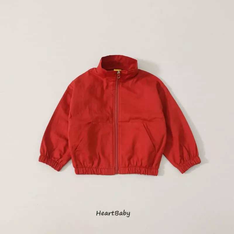 Heart Baby - Korean Children Fashion - #discoveringself - Color Windbreaker - 3