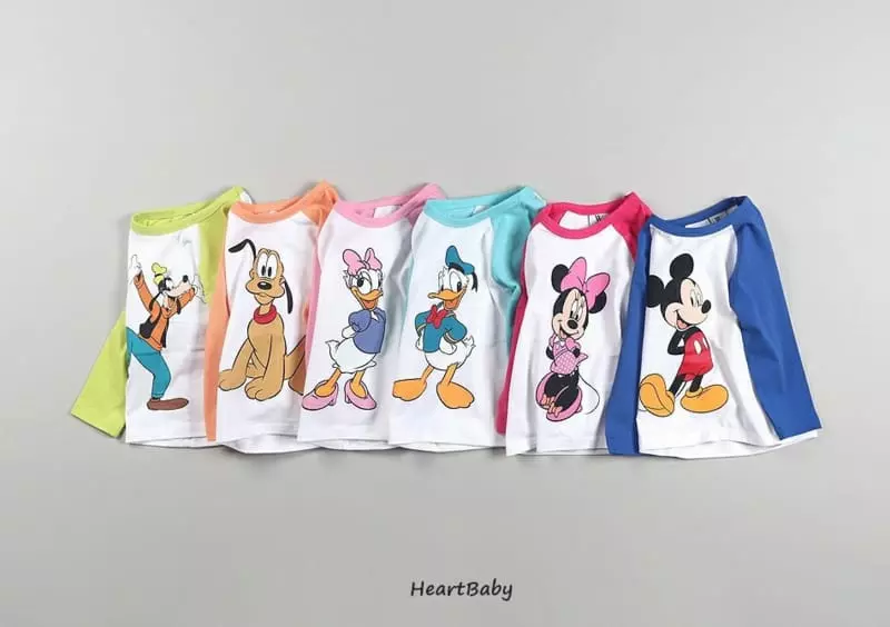 Heart Baby - Korean Children Fashion - #fashionkids - Disney Mkickey And Friends Tee - 3