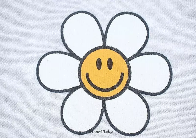 Heart Baby - Korean Children Fashion - #kidsshorts - Sun Flower Hoody Zip-up - 6