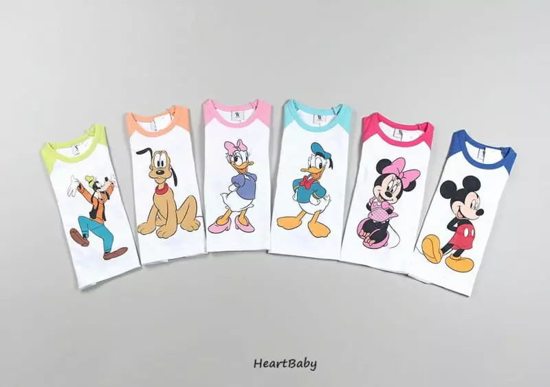 Heart Baby - Korean Children Fashion - #fashionkids - Disney Mkickey And Friends Tee - 4